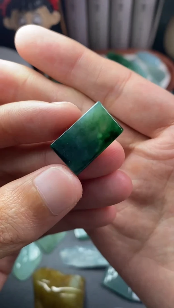 定制翡翠未镶嵌翡翠片料定制未镶嵌5.26-6