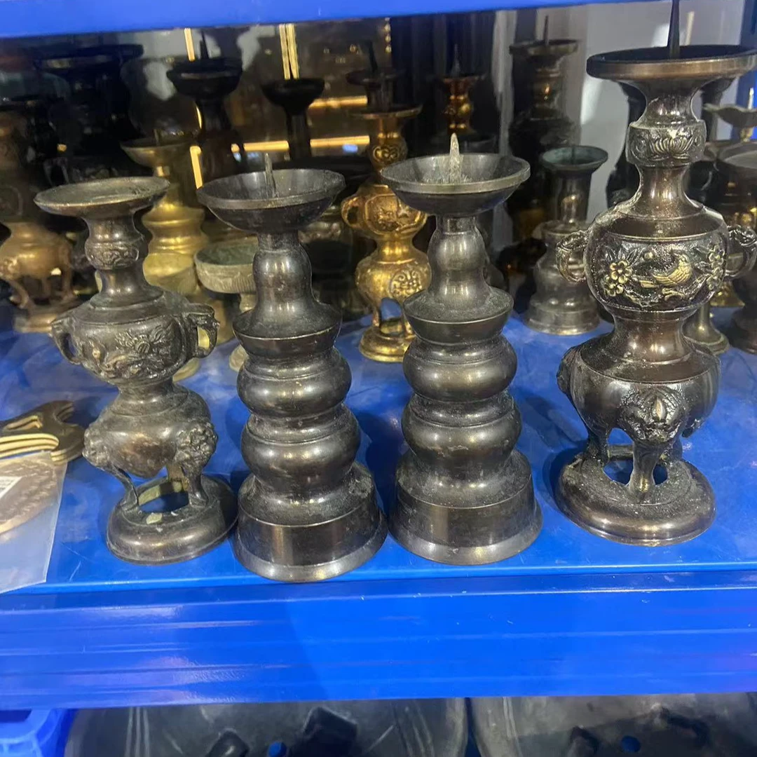 4号链接摆件黑色复古客厅金色个性