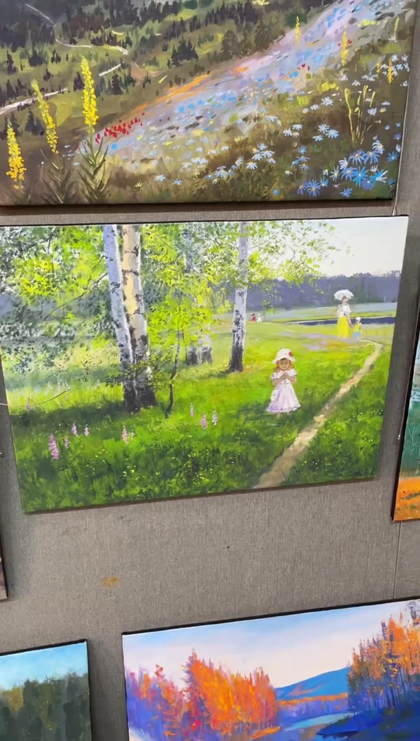 俄美协画家原创油画60*80