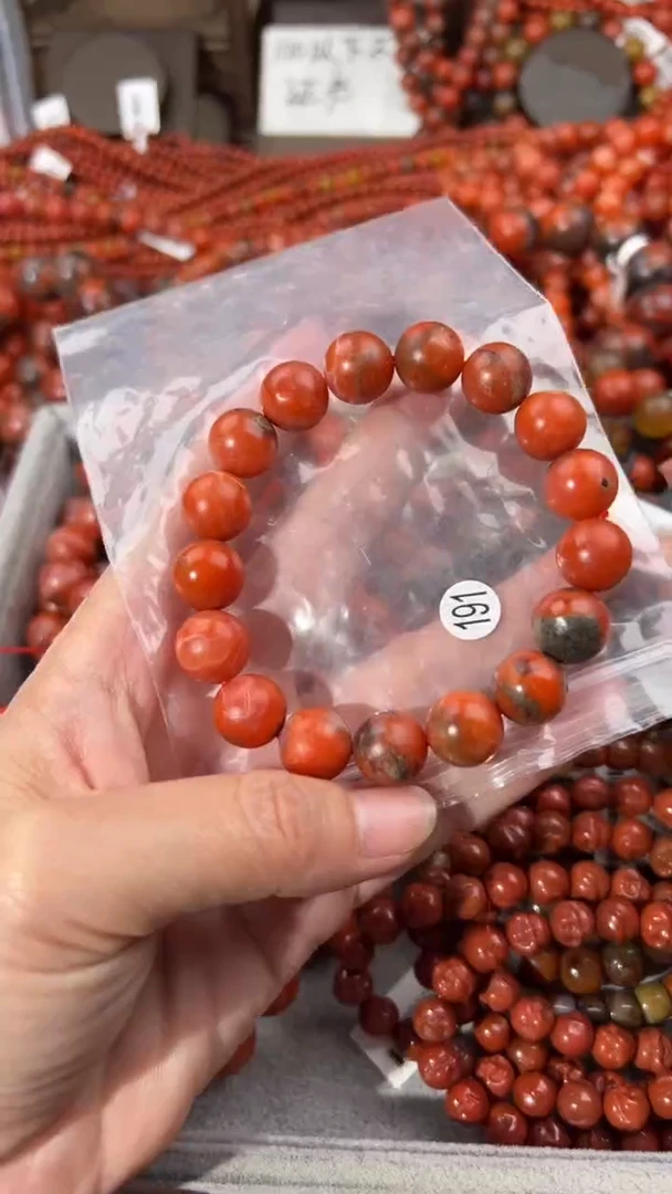 南红玛瑙手串未镶嵌12