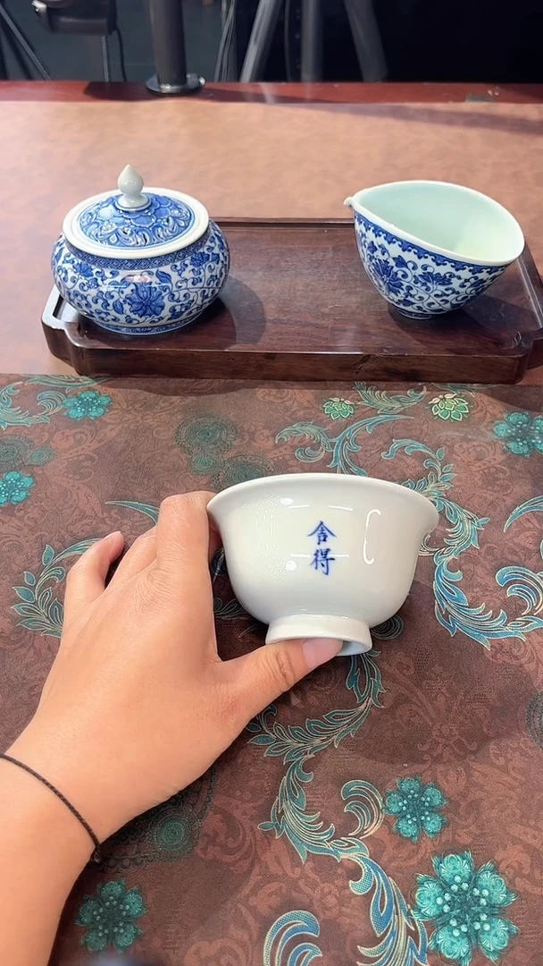镹曰手工手绘柴窑茶具