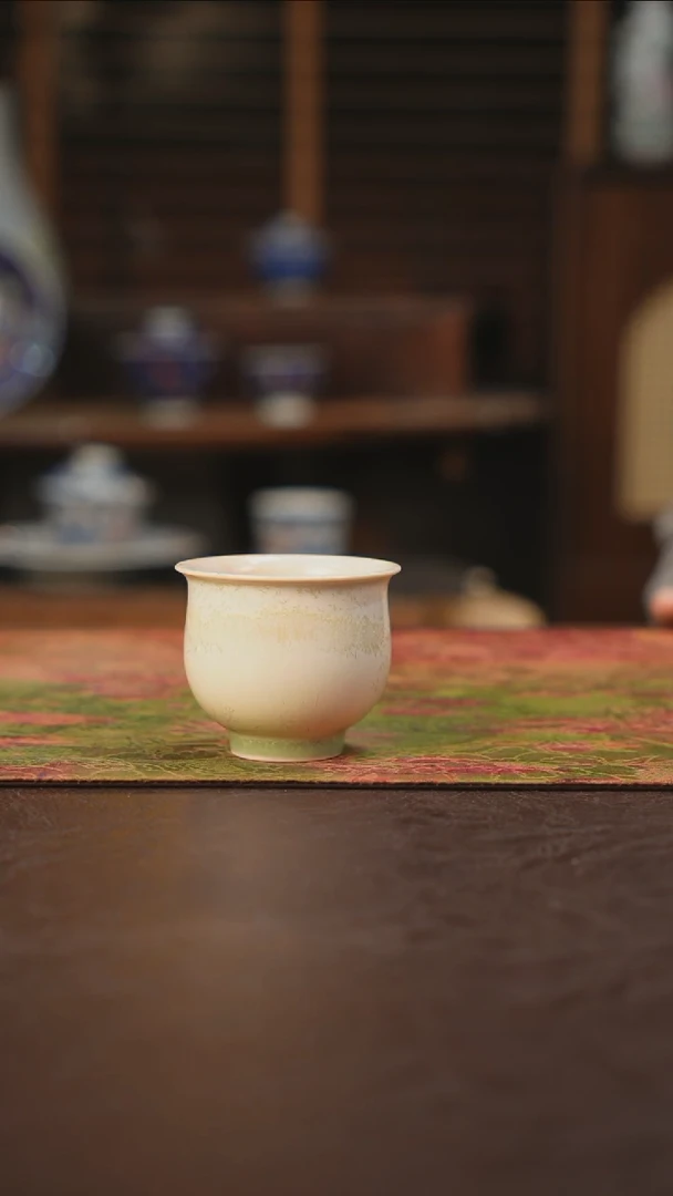 杯景德镇陶瓷杯碗柴烧多人