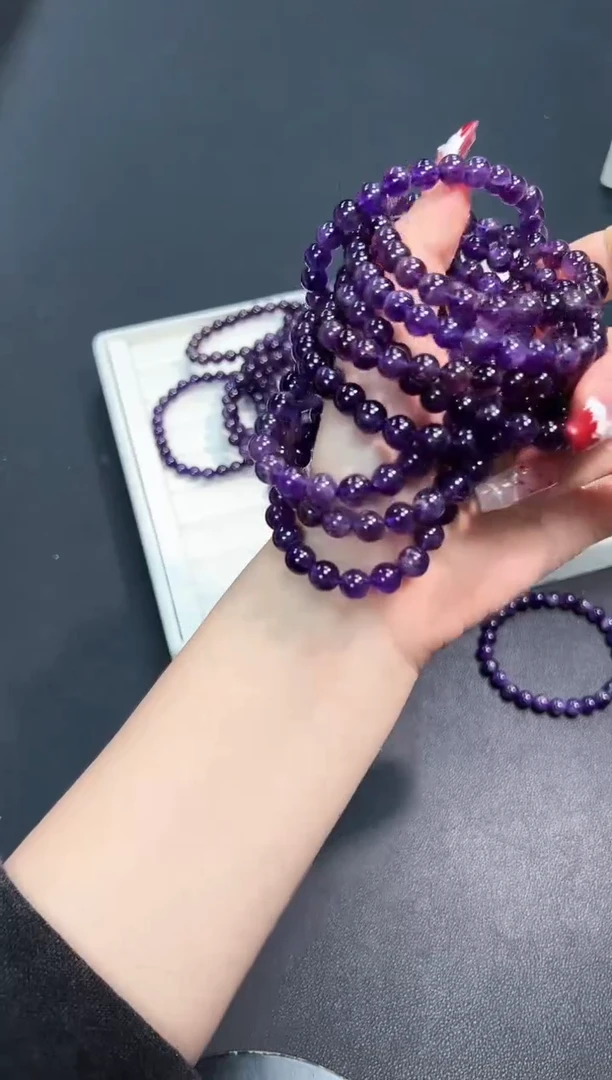 【闪购商品】水晶手串未镶嵌1F多样性发其一/1条7+mm默认微瑕