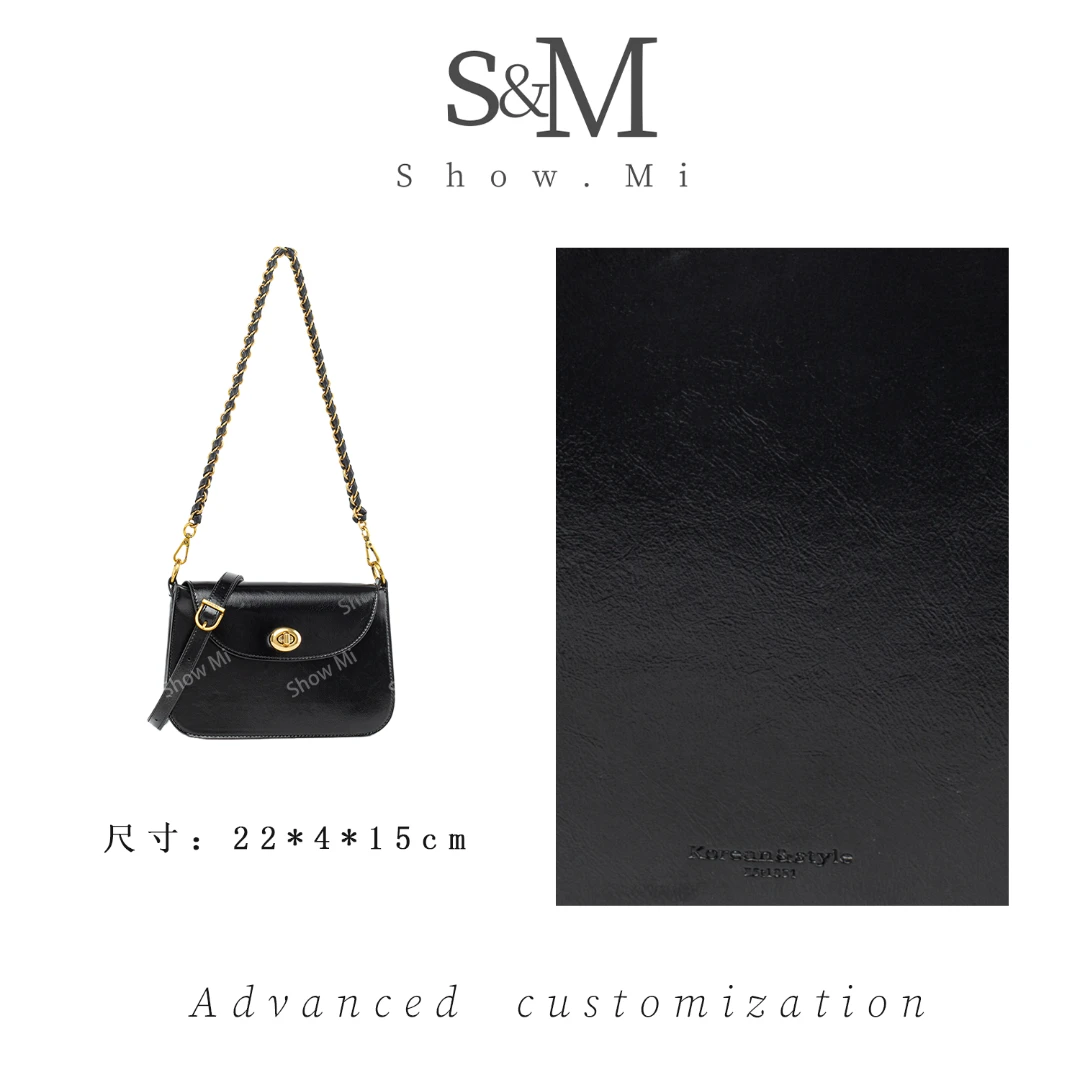 【Show Mi】QYX-7071-黑色-轻奢小众时尚百搭女士包包sm