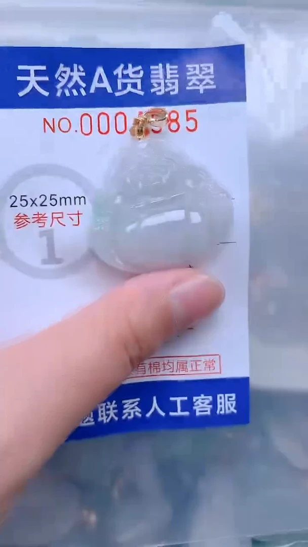 翡翠未镶嵌吊坠(不含链)1