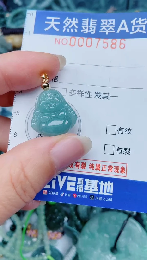 颈饰未镶嵌翡翠00007586