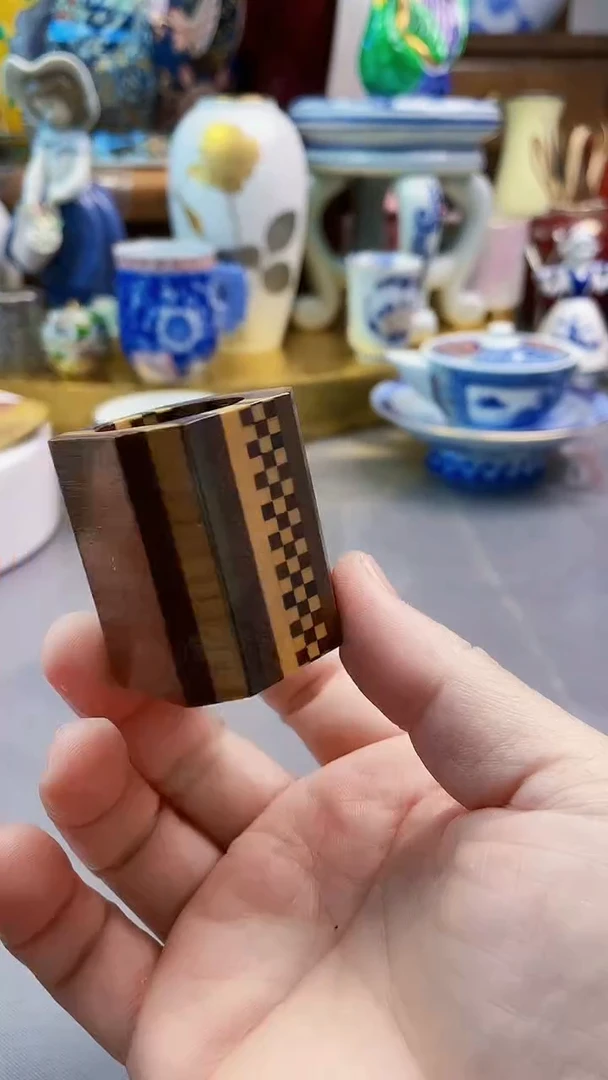 瓷片寄木细工盖置