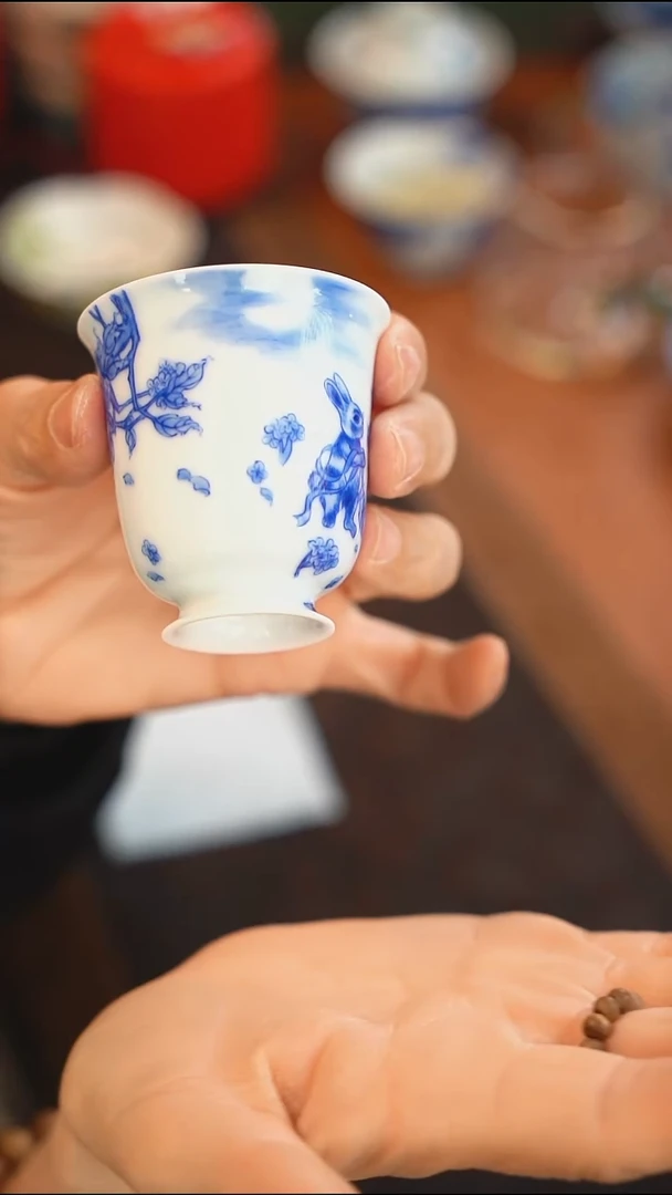 正春堂雪瑶@@月下兔子铃铛单杯