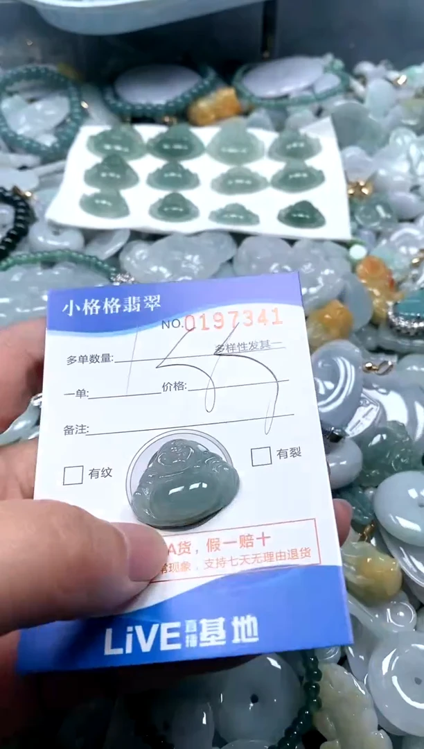 【闪购商品】翡翠颈饰未镶嵌闪购商品0197341