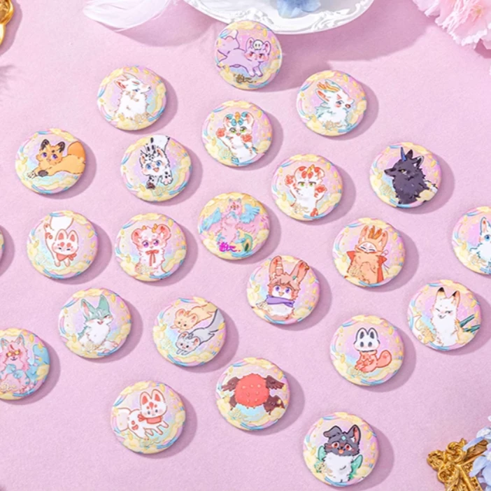 非人哉 有兽焉漫画千话马口铁徽章盲盒卡通角色吧唧胸针挂饰