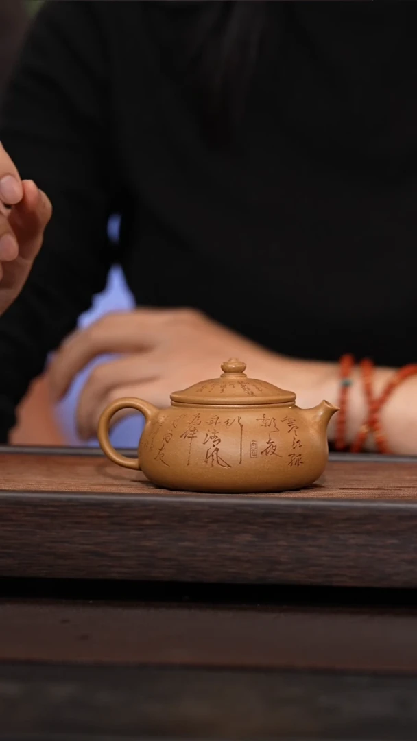 茶壶紫砂紫砂茶壶寒江