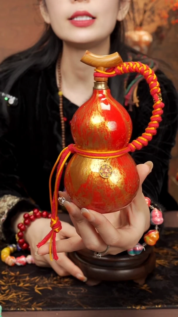 167 --高端工艺大漆酒葫芦--98