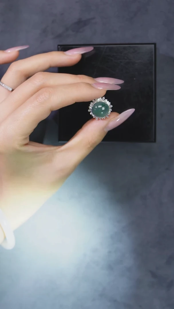 翡翠戒指未镶嵌BY0610FMC006