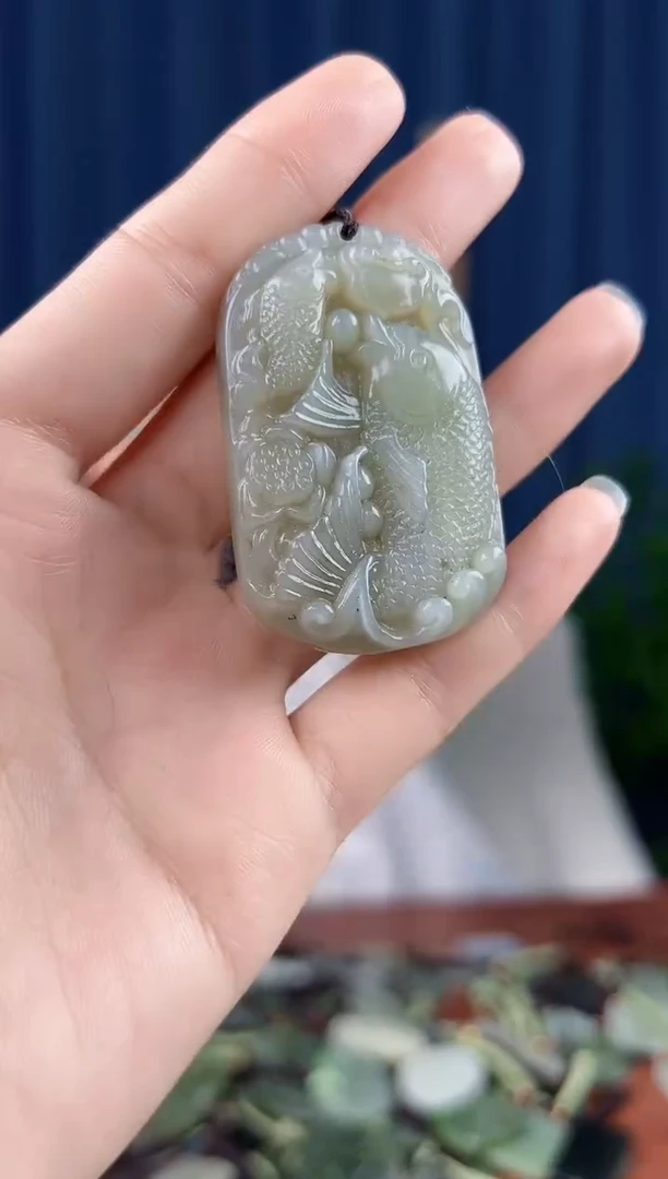 未镶嵌和田玉挂件拍一发一，