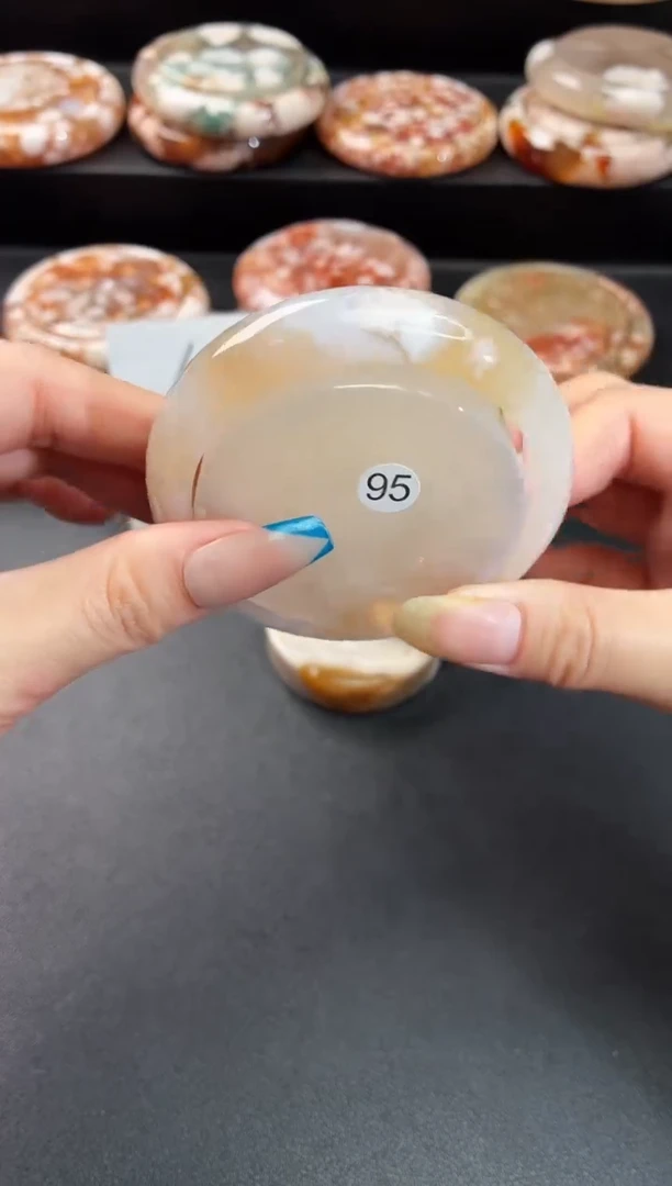 手镯玛瑙/玉髓未镶嵌石英质玉57圈56/57带(赠送镯心)
