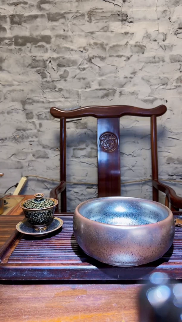 茶盏用****146柴烧鬼才窑神-倪锋