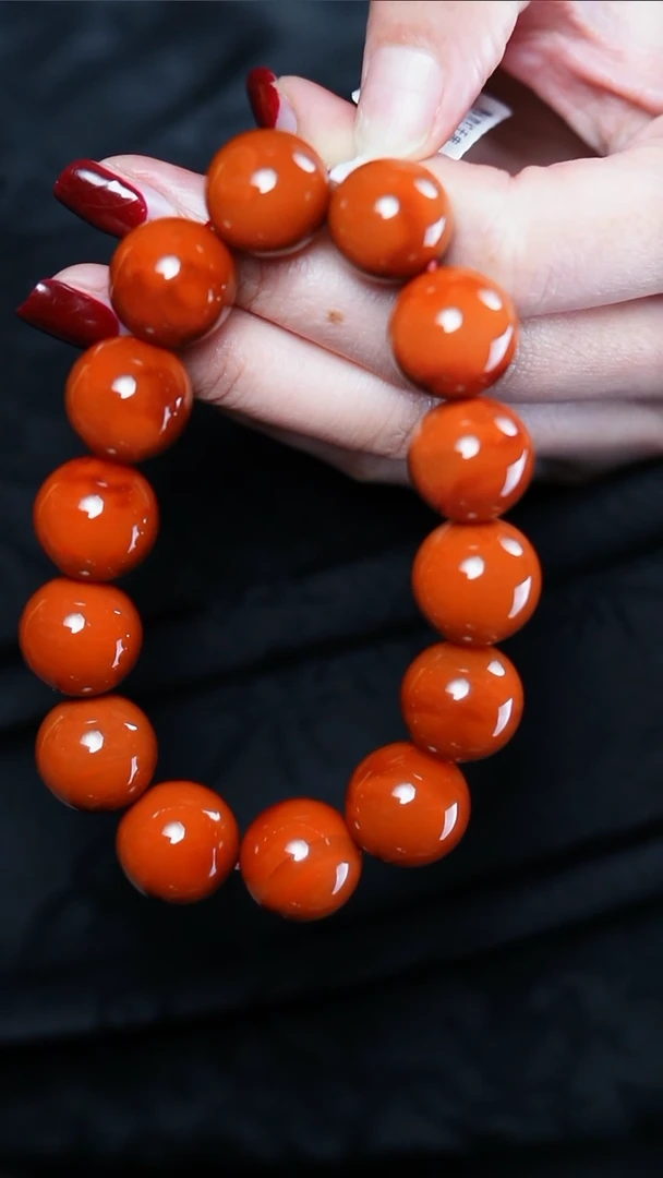 【闪购商品】南红玛瑙手串未镶嵌柿子@@SCSZ单-15mS手工