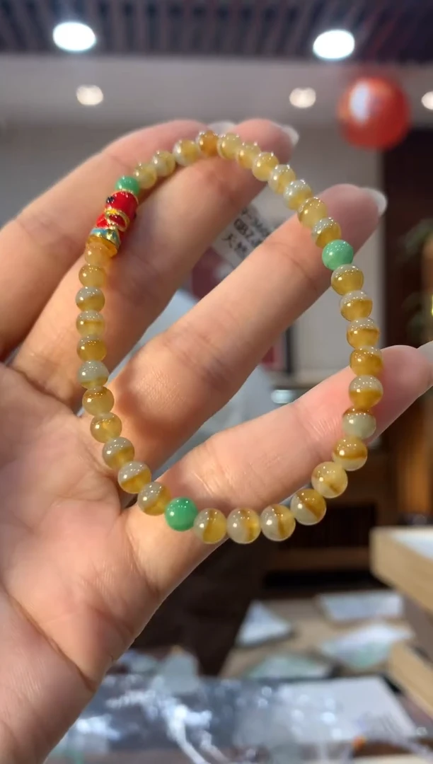未镶嵌手串翡翠手串
