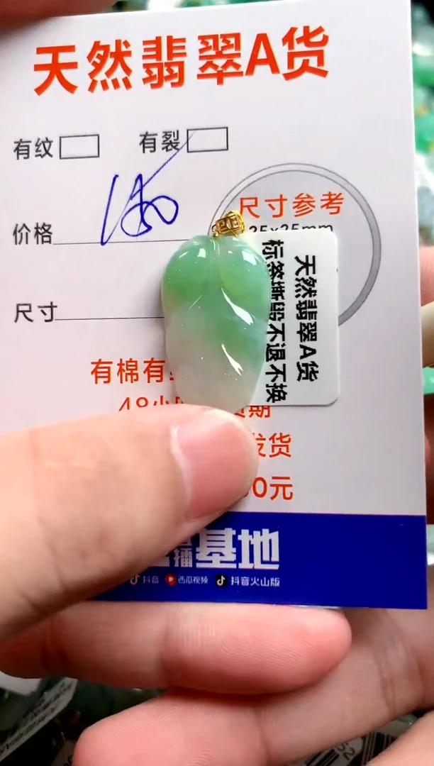 翡翠18K金镶嵌颈饰0531066618
