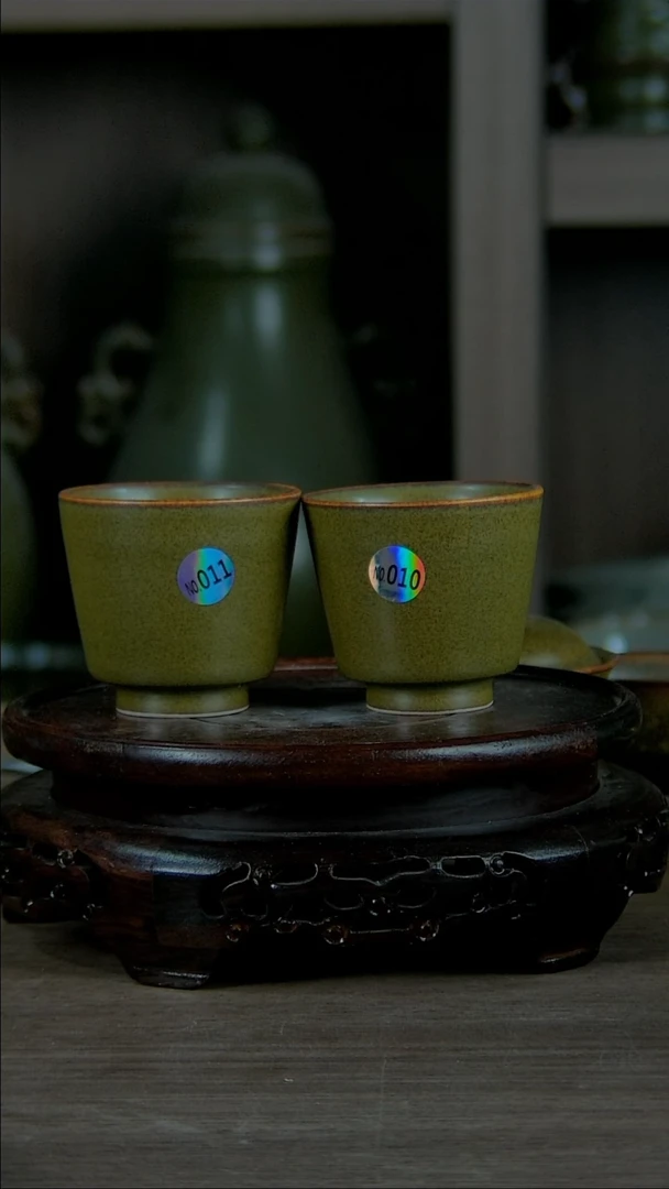 摆件景韵堂茶叶末釉瓷器