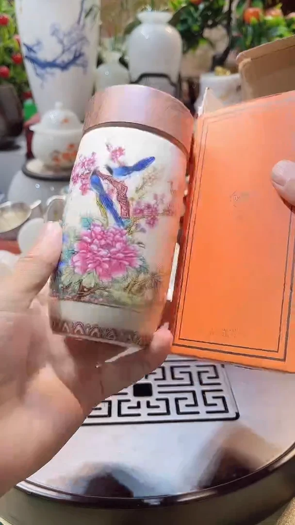 瓷片德艺茶器直播间@@保温杯25.8