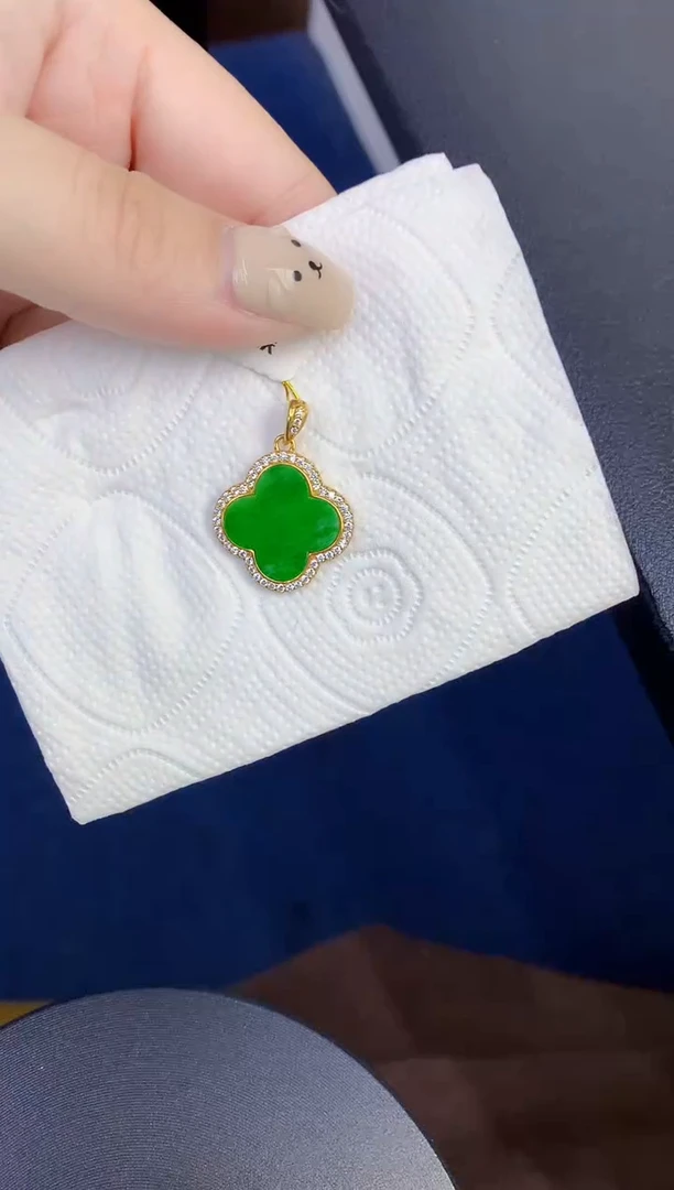 颈饰未镶嵌翡翠缅甸天然翡翠A货