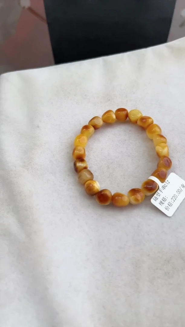 【闪购商品】琥珀裸石未镶嵌10122153-手串