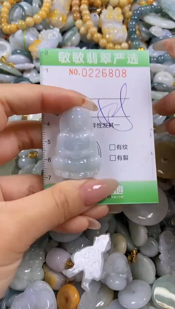 翡翠未镶嵌颈饰闪购0226808多样性发其一