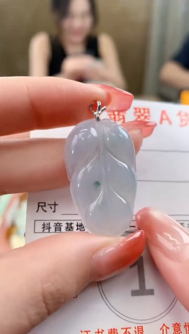 颈饰未镶嵌翡翠天然A货翡翠挂件