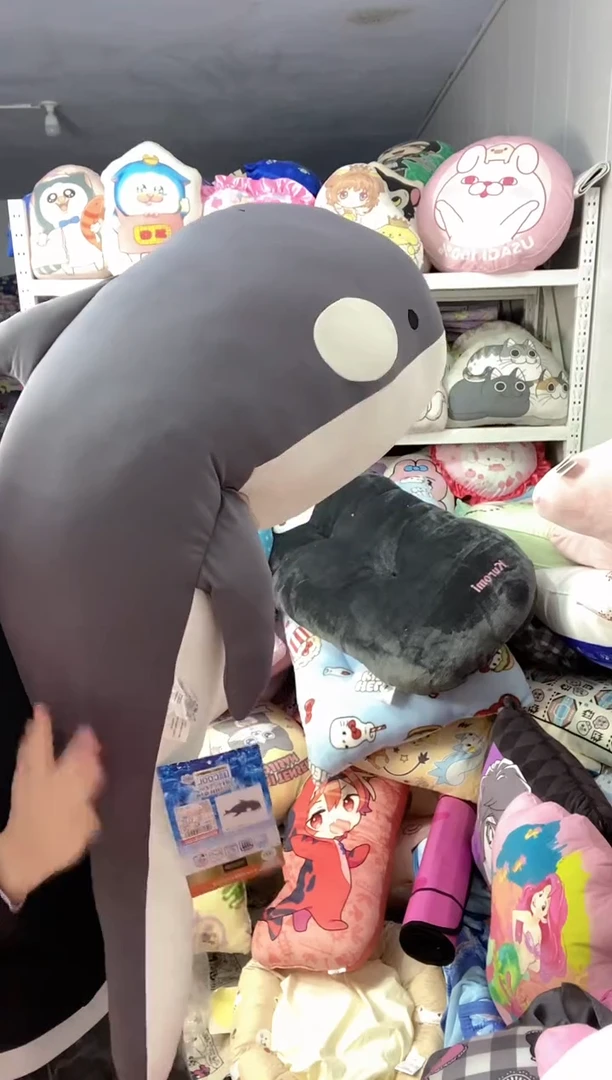 45*100cm  超冷感灰色鲸鱼