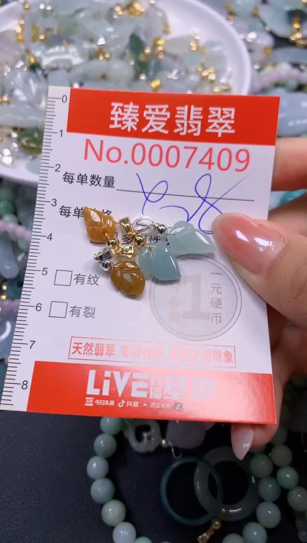 颈饰未镶嵌翡翠7409