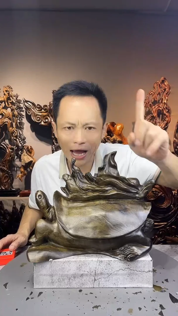 金丝楠悠***得小叶桢楠随行摆件39