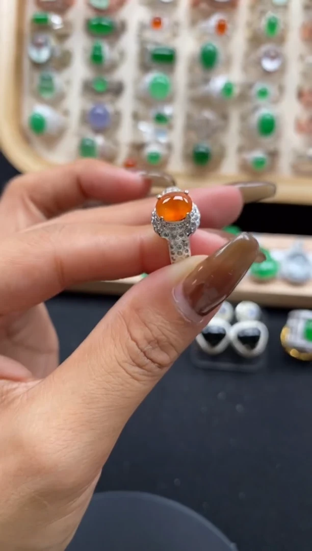 未镶嵌戒指翡翠缅甸天然a货翡翠