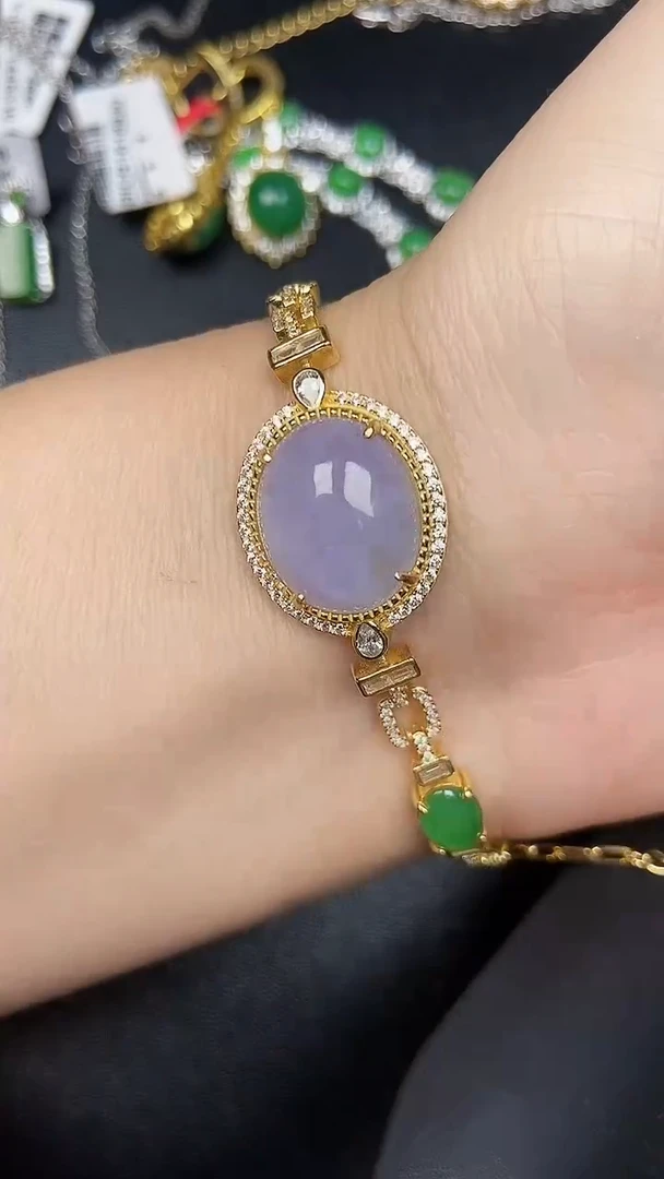 银S925镶嵌戒指翡翠1410