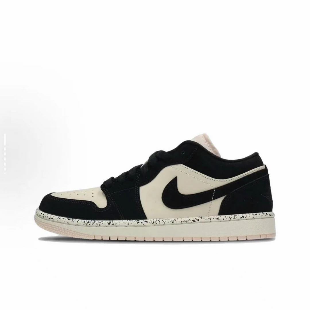 耐克Air Jordan 1 Low 女子「奶茶粉」运动鞋刺绣板鞋DC0774003