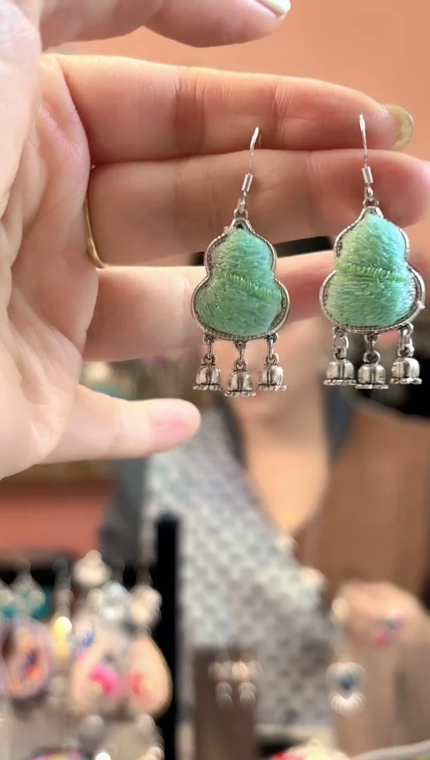 织绣艺枝独绣手工饰品275
