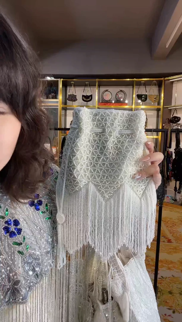 织物珠韵恒泽重工串珠手提直播间女神专拍