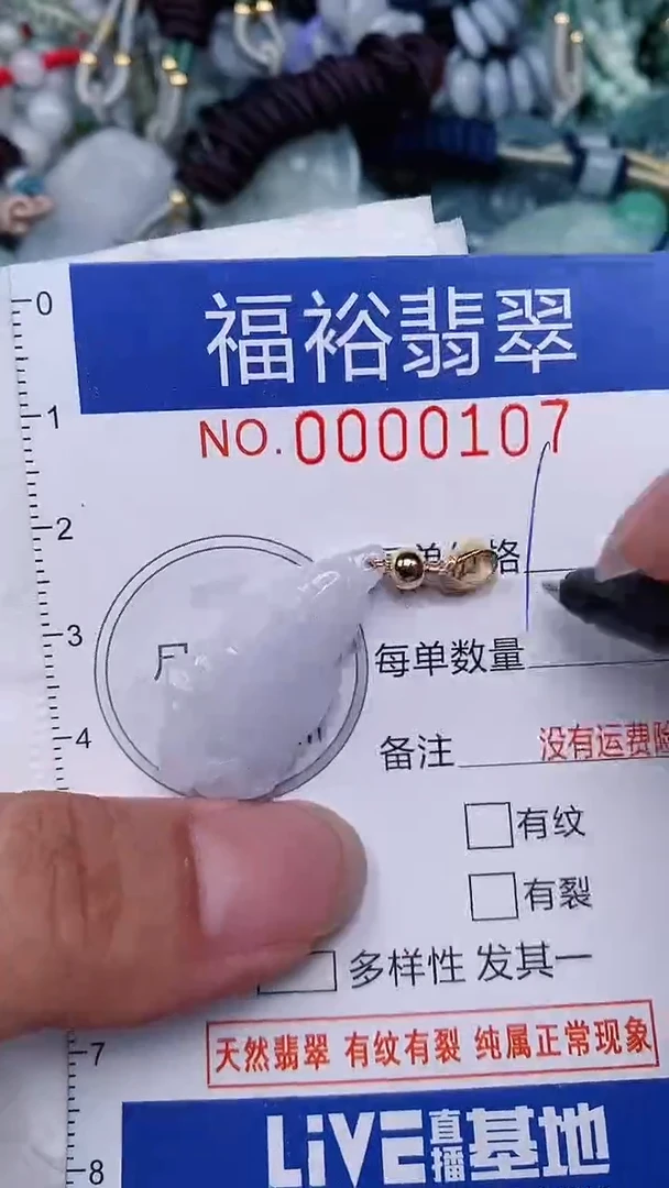 翡翠未镶嵌颈饰...0000107