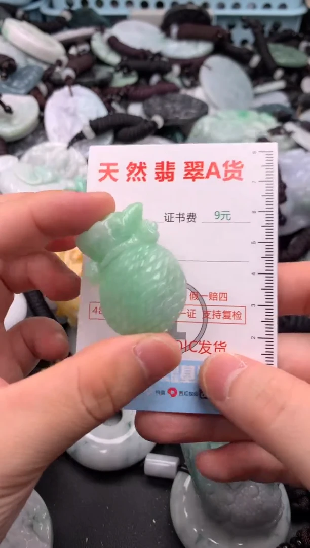 翡翠未镶嵌吊坠(不含链)1