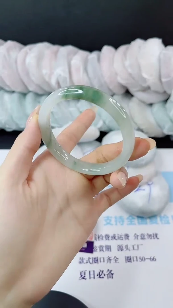 未镶嵌手镯石英质玉多样性发货V6