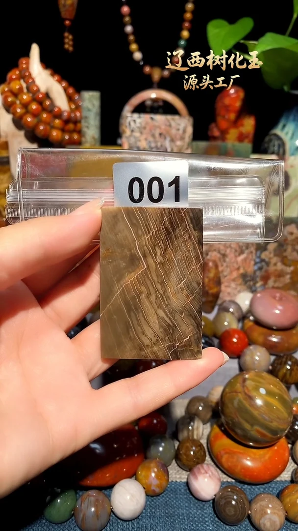 未镶嵌-硅化玉天然北票硅化玉吊坠