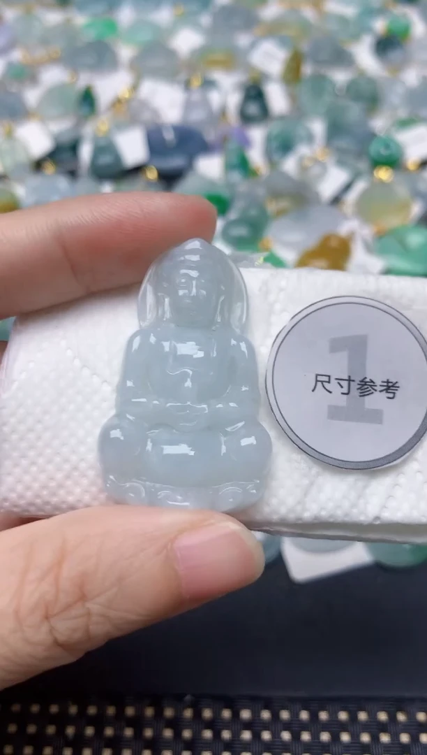颈饰未镶嵌翡翠天然缅甸A货翡翠