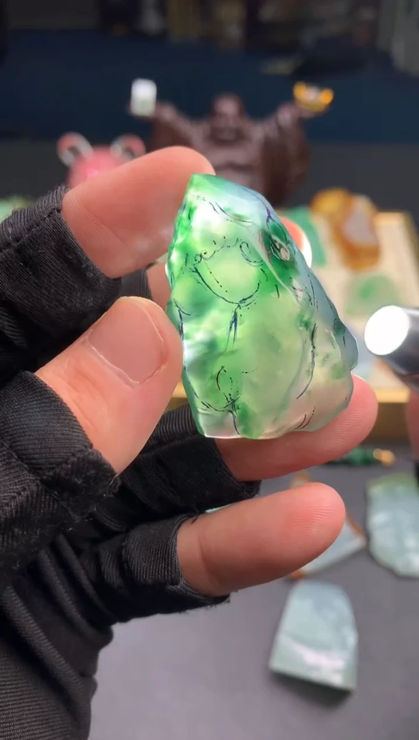 未镶嵌定制翡翠天然翡翠裸石（包工）