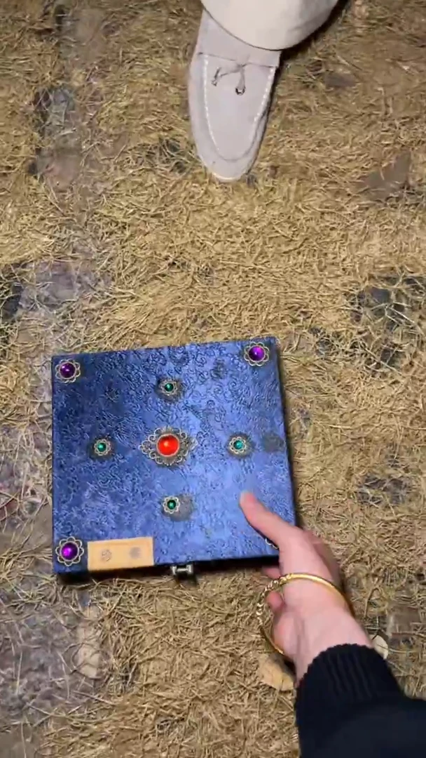 木 摆件高端精美蓝宝盒一件链接