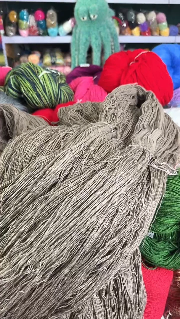 羊绒纯羊绒深驼色0.5斤