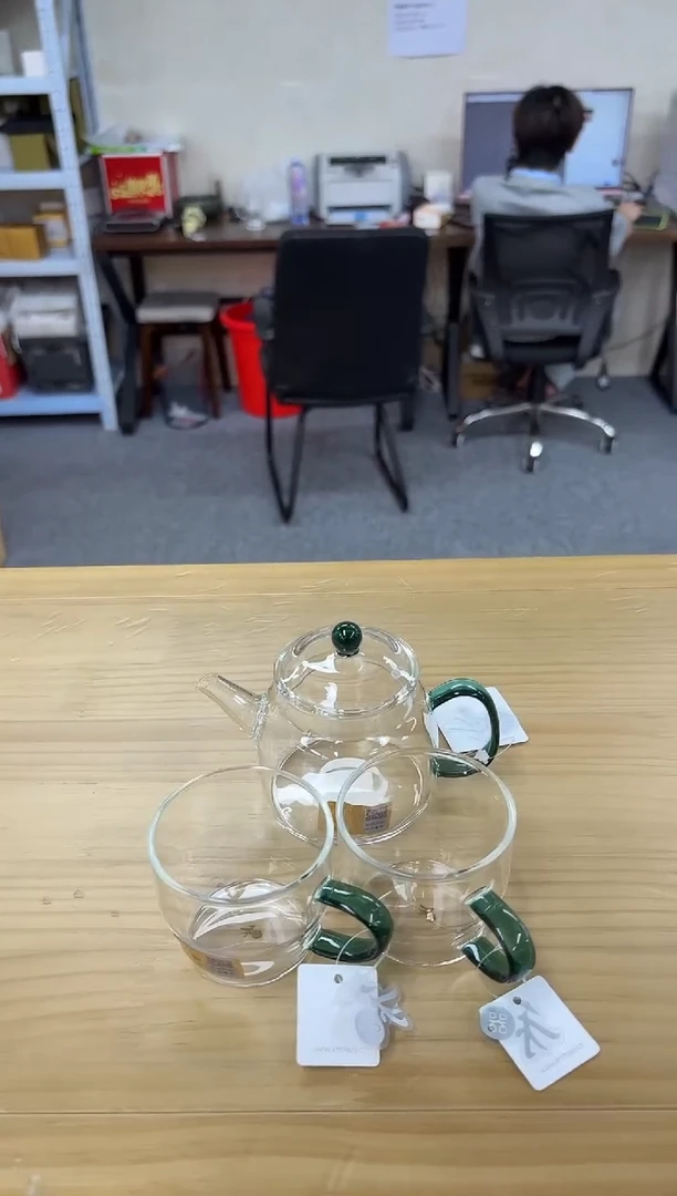 禾器言卿壶墨绿色+禾器清尚杯一个装*2