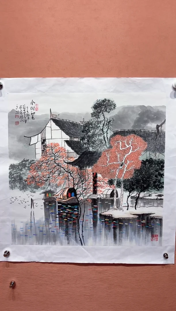 国画师立照老师国画作品