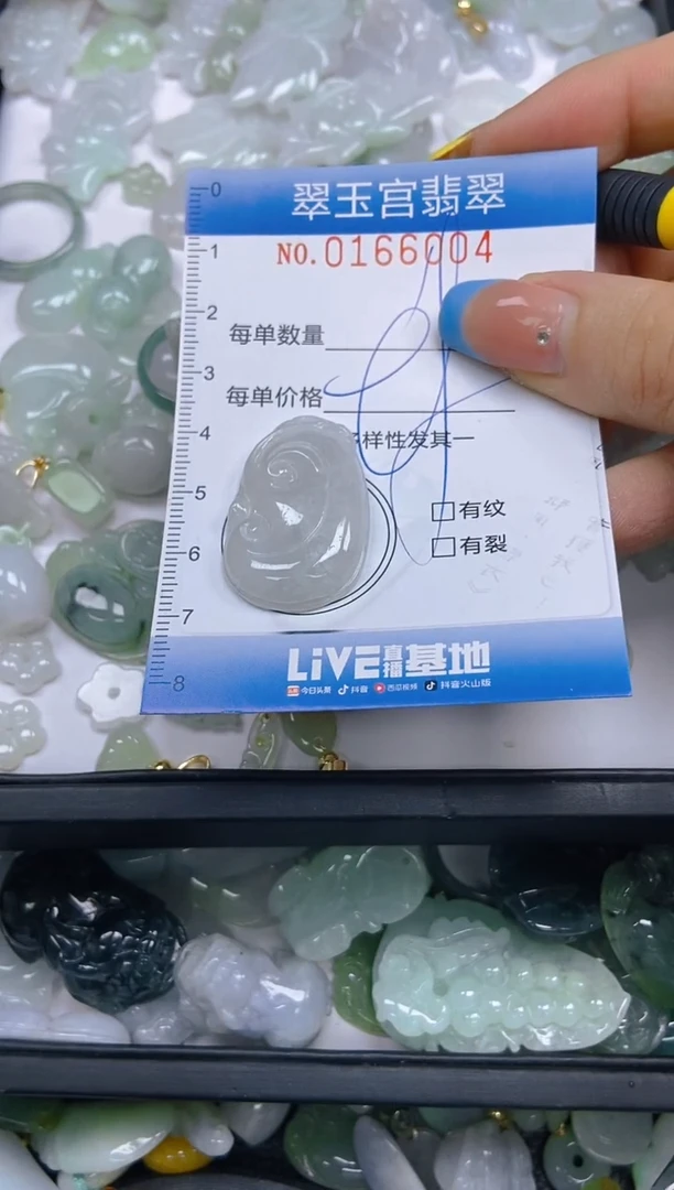翡翠未镶嵌颈饰闪购0166004