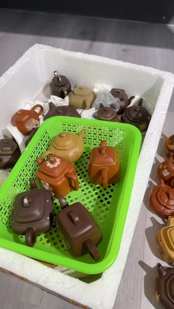 茶壶紫砂妈****啦一粒珠凤凰壶一把