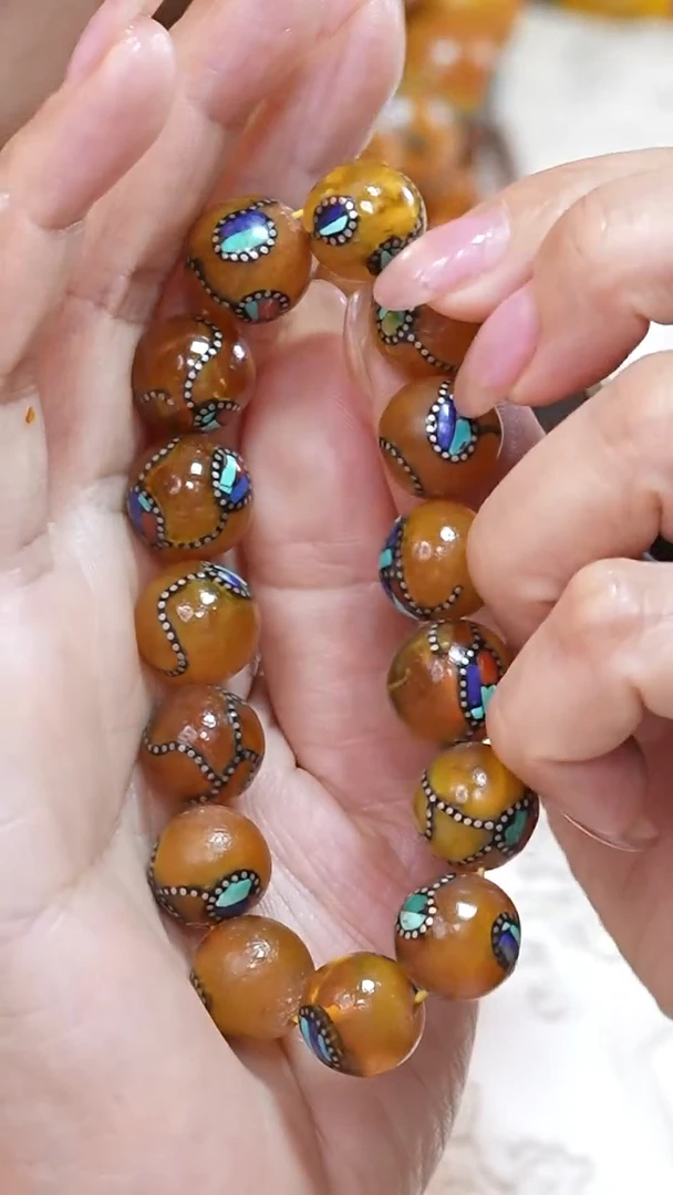 蜜蜡颈饰未镶嵌9507天然蜜蜡珠宝奇石云端妖孽全部保真